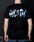 футболка ac/dc "back in black" (молнии)