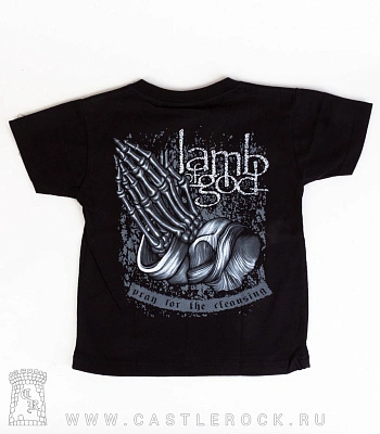 футболка детская lamb of god "pran for the leansing"