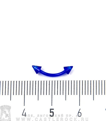 Микробанан Биофлекс с Акриловыми Шипами (синий) 1,2 х 8 х 3/3
