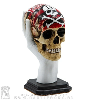 статуэтка череп в руке княzz череп 13