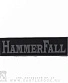 нашивка hammerfall (надпись серая)