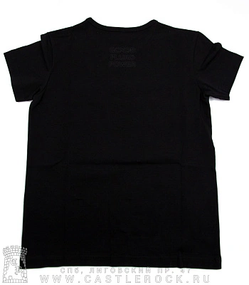 футболка детская кошка золотая (светится)