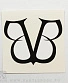 наклейка black veil brides (лого)