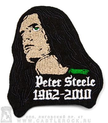 нашивка type o negative peter steele 1962-2010 (вышивка)