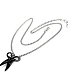 подвес alchemy gothic (алхимия готик) p1014 witches shears