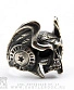 кольцо harley-davidson (череп крылатый)