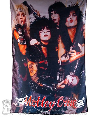 постер тканевый motley crue