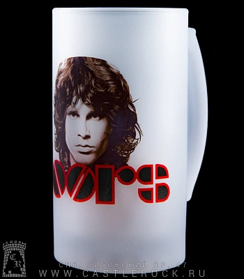 кружка пивная стеклянная doors jim morrison