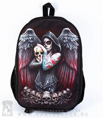 рюкзак принт santa muerte