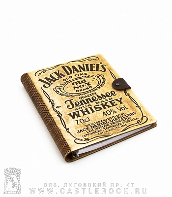 блокнот с разъемными кольцами jack daniel's