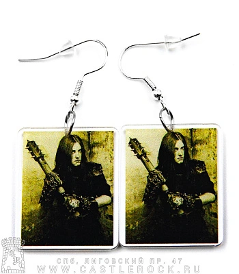 серьги burzum varg vikernes