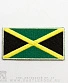 нашивка термо флаг ямайки (вышивка)