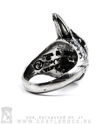 кольцо ворон (голова, широкое)