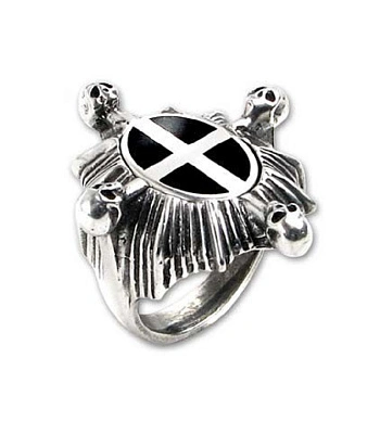 кольцо alchemy gothic (алхимия готик) r159 saint ankou's shield