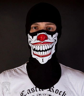 шапка балаклава клоун (розовые десны)