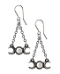 серьги alchemy gothic (алхимия готик) e474 wiccan moon