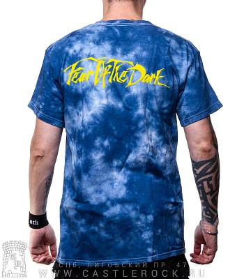 футболка iron maiden "fear of the dark" (варенка, синяя)