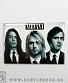 магнит прямоугольный nirvana (группа, ч/б)
