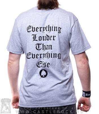 футболка motorhead (лого, серая)