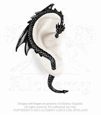 серьга кафф alchemy gothic (алхимия готик) e274b the dragon's lure
