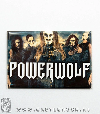 магнит прямоугольный powerwolf (группа)
