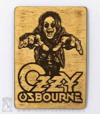 магнит деревянный ozzy osbourne