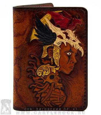 докхолдер с тиснением валькирия (ручная работа)