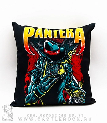 подушка декоративная pantera (скелет ковбоя)