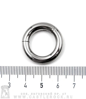 Сегментное Кольцо Кликер Хард Сталь 5 х 16