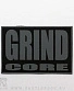 нашивка grind core (надпись серая)