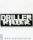 нашивка driller killer (лого белое)