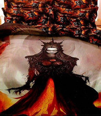 комплект постельного белья ведьма огня