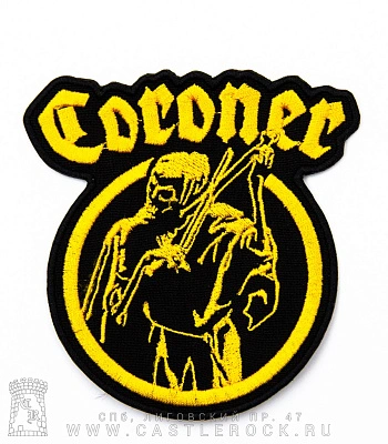 нашивка coroner "punishment for decadence" (вышивка)