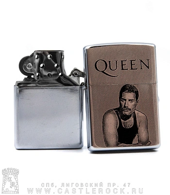 зажигалка с гравировкой queen freddie mercury