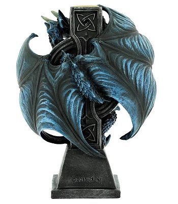 подсвечник дракон на кельтском кресте