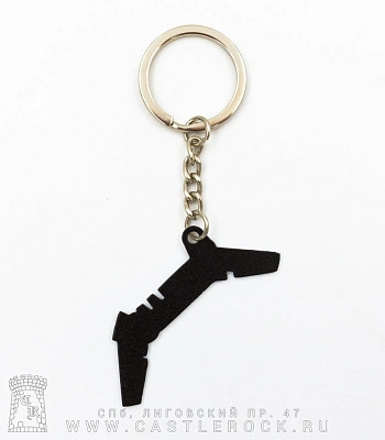 брелок металлический metallica (лого)