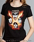 женская футболка kiss "revenge"
