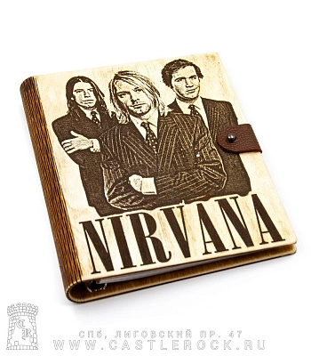 блокнот с разъемными кольцами nirvana (группа)