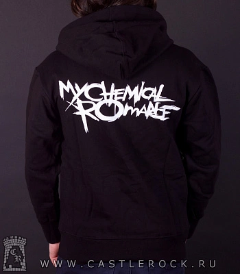 балахон на молнии my chemical romance (цветной принт)