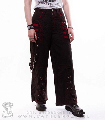 брюки женские бэгги (ремни, цепи)