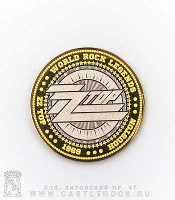 монета сувенирная малая zz top