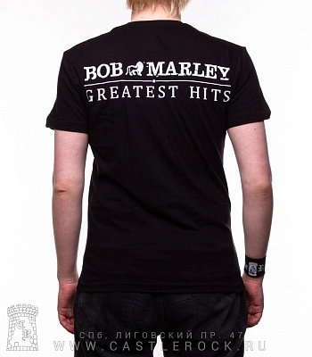 футболка bob marley "greatest hits"