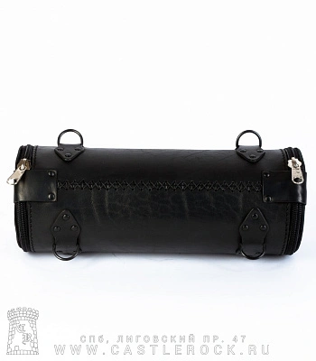 кофр для мотоцикла на молниях (черный, средний)