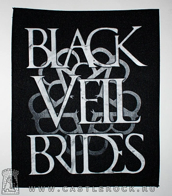 нашивка на спину black veil brides (лого)