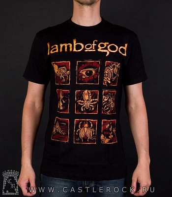 футболка lamb of god (квадраты)