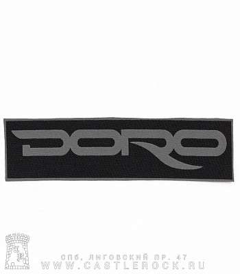 нашивка doro (надпись серая)