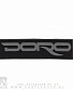 нашивка doro (надпись серая)