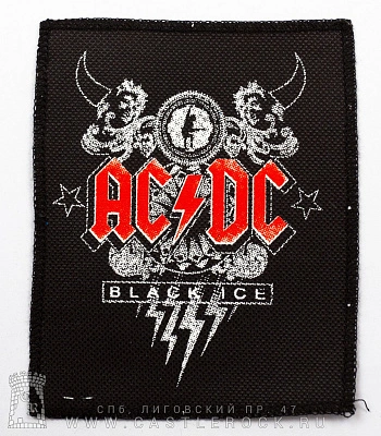 нашивка ac/dc "black ice"