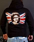 балахон на молнии sex pistols "god save the queen" (принт сзади)