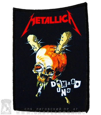 нашивка metallica "damage inc."